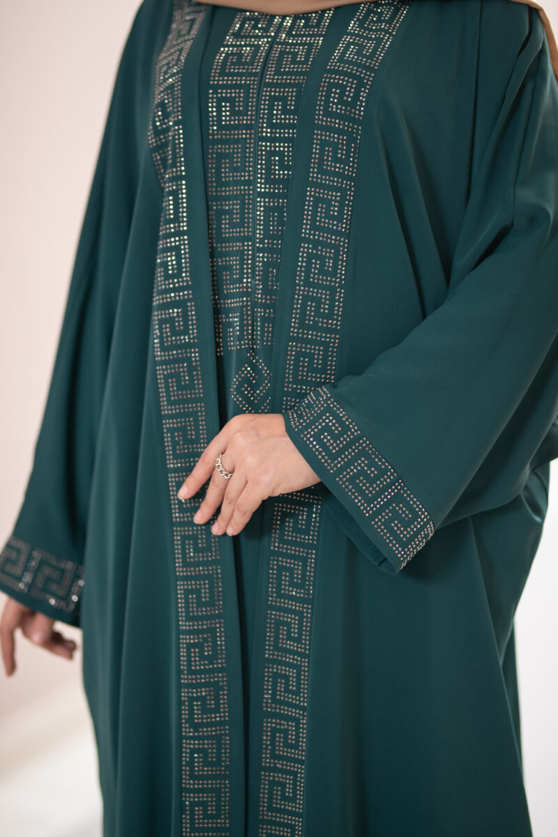 عبای زنانه سبز ماندانا - Image 2