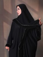 مانتو عبای مشکی سیمین دخت - Image 5