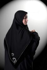مانتو عبای مشکی سیمین دخت - Image 4