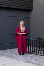 عبای زنانه مشکی پریا - Image 3