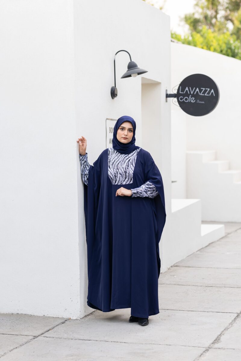 عبای زنانه مشکی پریا - Image 4
