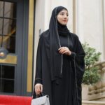مانتو عبای مشکی سیمین دخت