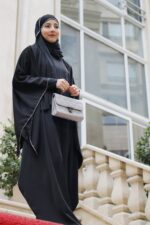 مانتو عبای مشکی سیمین دخت - Image 3