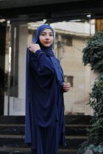 عبای زیبای سرمه ای سیمین دخت - Image 2