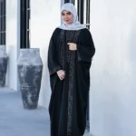 خرید عبای زنانه مشکی مجلسی با پارچه لطیف