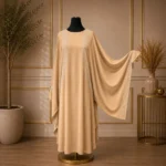 مانتو عبایی مجلسی نگین‌دار سیمین دخت | فروشگاه پریاس - 09127981367