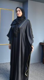 عبای زنانه مشکی دلتا جولیا : انتخابی کلاسیک برای بانوان شیک پسند - ۱۴۰۵ - Image 4
