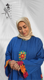 مانتو مجلسی گلدوزی شده مدل سوسن فروشگاه پریاس: درخشش بیبدیل در هر مهمانی!