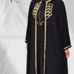 عبای مجلسی مشکی مدل ناریا فروشگاه پریاس: شکوه و زیبایی در پوششی اصیل و مدرن