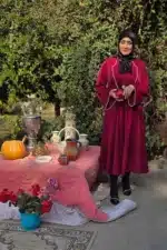 کت سارافون شب یلدا پوشیده